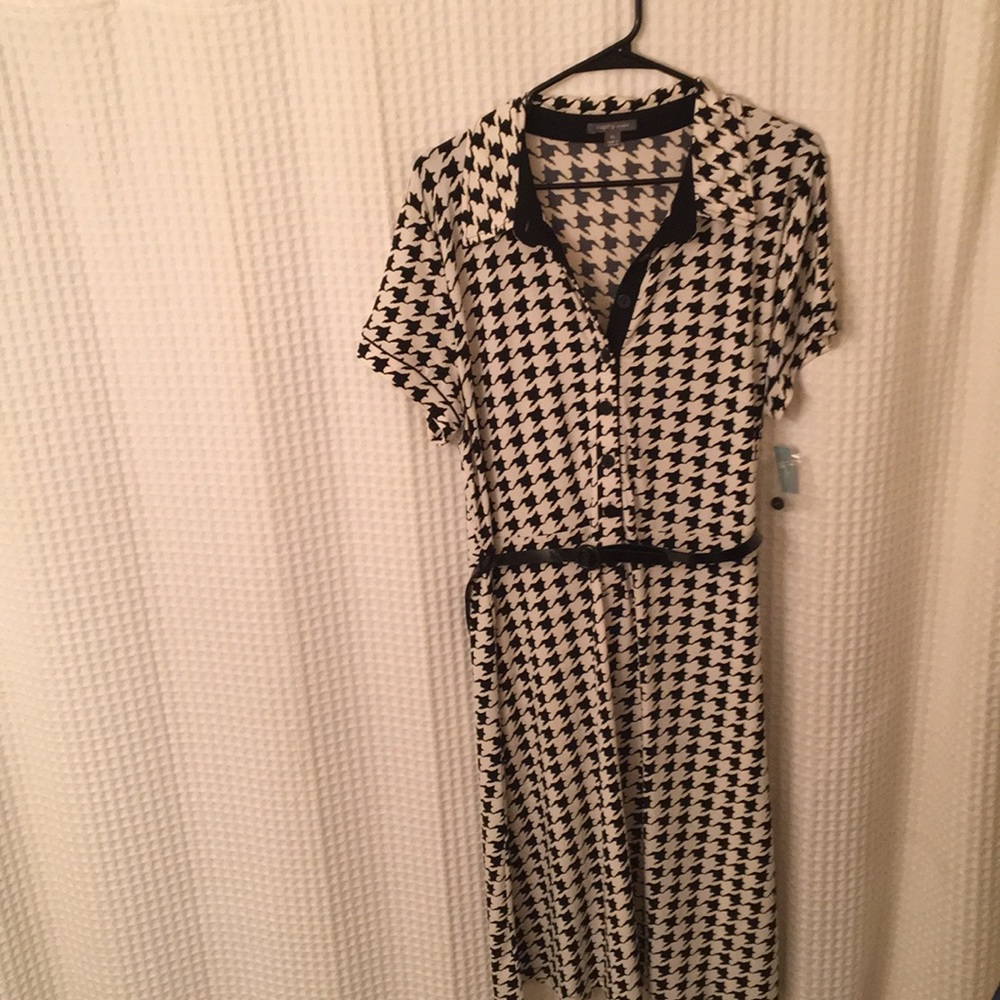 Apt9 Houndstooth Dress